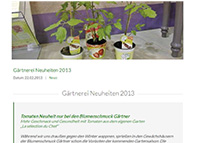 <b>tomaten neuheit nur bei den blumenschmuck gärtner</b></br> blumen-ruprecht.com 