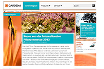 <b>neues von der internationalen pflanzenmesse 2013</b></br> gardena newsletter  